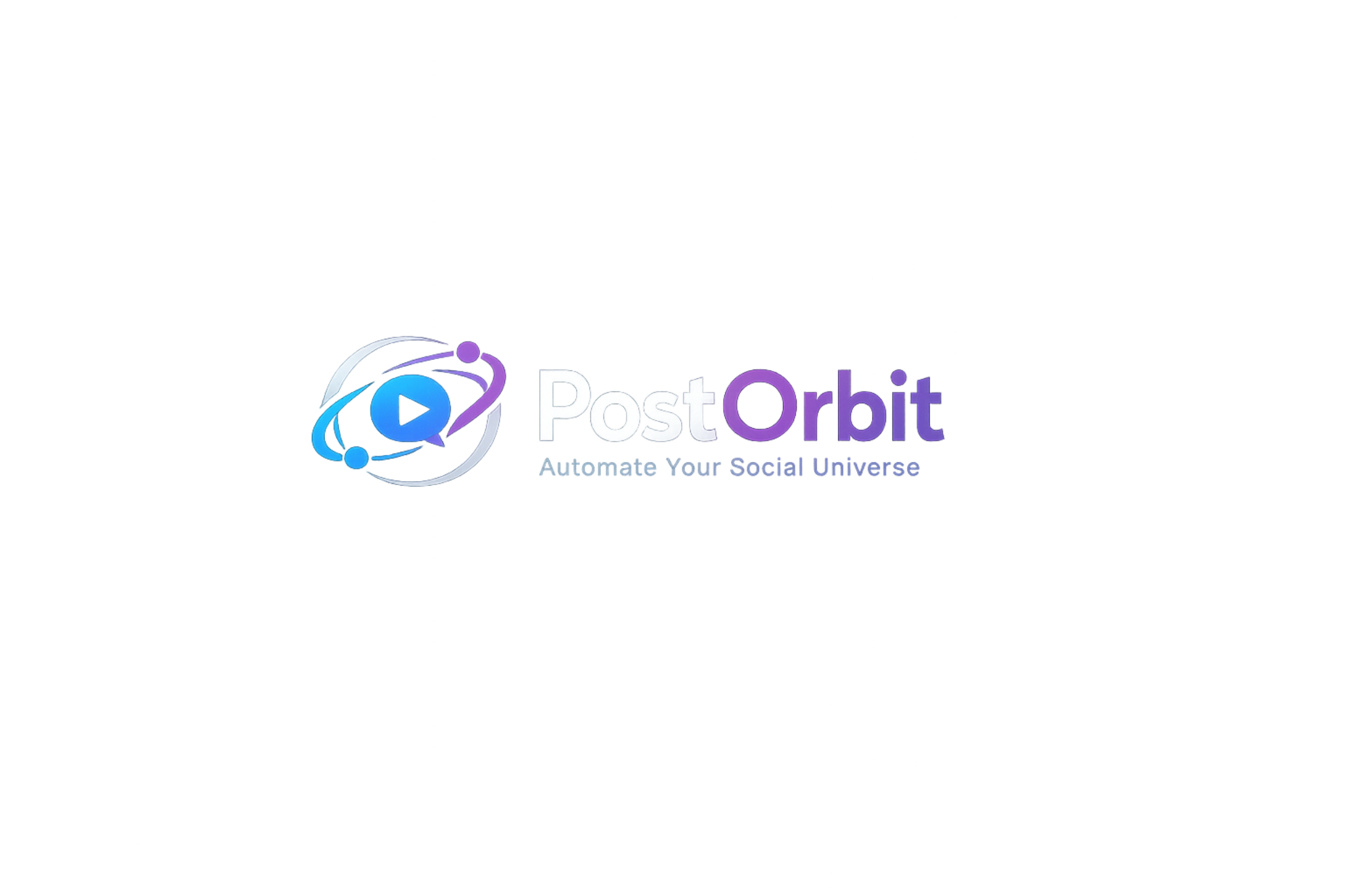 PostOrbit logo, AI agent for social media automation and editorial plan management