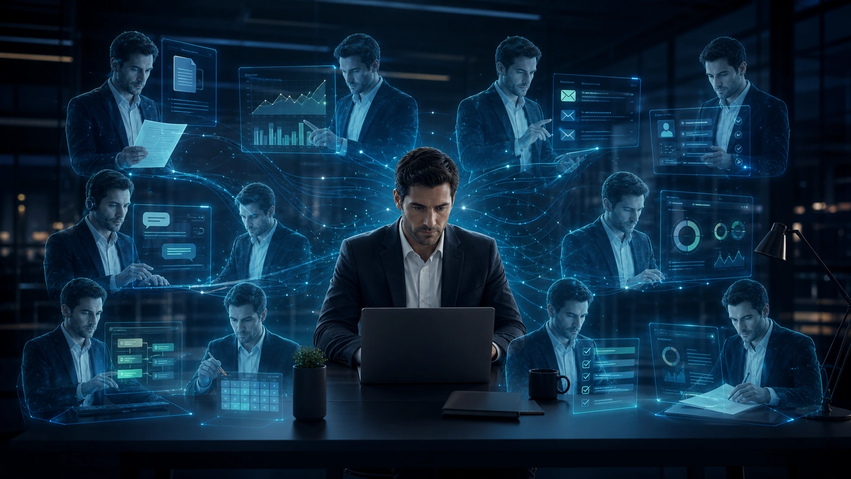AI agent for productivity and multitasking